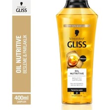 Mena Rise Gliss Oil Nutritive Şampuan 400ML