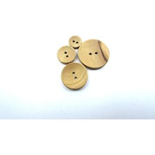 Mena Rise Dikme, 2 Delik Çanak Model, Ahşap, Zeytin AĞACI,100 Adet 20MM-32L