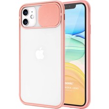 Mena Rise 11 Kılıf Slide Camera Lens Protection Pembe