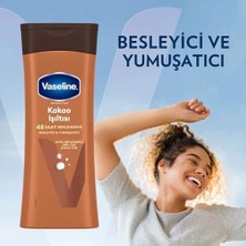 Mena Rise Vaseline Vücut Losyonu Kakao Işıltısı Parlaklığını Kaybetmiş ve Kuru Ciltler Için 400 ml