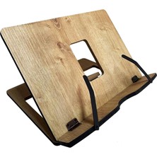 Mena Rise Axolotl Ayarlanabilir Kitap Okuma Standı, Tablet Standı (Meşe) (Safir)