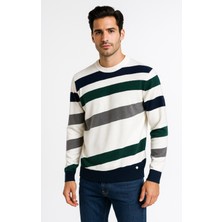 Ncs Jeans Erkek Bisiklet Yaka Triko Beyaz 3759