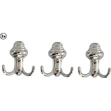 Nobel Sarıklı Askı Krom x 3 Adet