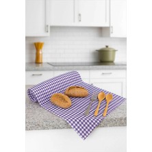 Mira Home Zefir Desen Sofra Bezi Masa Örtüsü 170 x 170 cm Lila