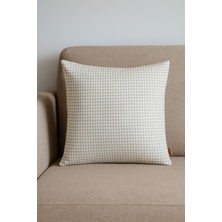 Buem Shop Timeless Pattern Kaz Ayağı Desenli Kırlent Kılıfı – 50X50 cm