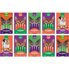 Kiwi Yammies Karışık Sıvı Kedi Ödül Maması*10 Paket