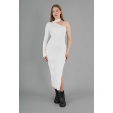 Alexandergardı Tek Omuzlu Triko ELBİSE(A92246-S)