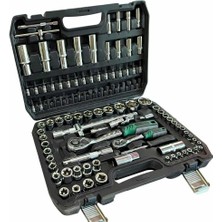 UNIVERSAL 1/2 ve 1/4 Lokma Takımı ve Bits Uç Seti 108 Parça