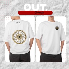 Sarı Bbs 1970 Baskılı T-Shirt (Rim Series)