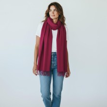 Disanuva Kadın Kışlık Kaşmir Dokulu Şal Yumuşak ve Sıcak Atkı Modeli - Anne Şalı Örme