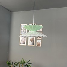 Bamyum Rubby Beyaz-Mint Metal Tekli Avize Mutfak Modern Dekoratif Sarkıt Aydınlatma