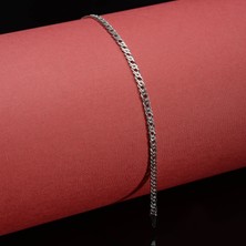 Silvalli 60 Mikron Rodyum Rambo Gümüş Bileklik