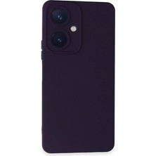 Evolvera Newface Vivo Y27 Kılıf Nano Içi Kadife Silikon - Mor
