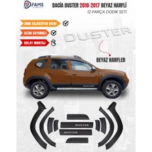 Dacia Duster 2010-2017 Uyumlu Dodik Seti 12 Parça (Beyaz Harfli)