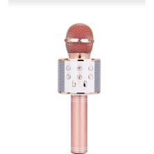 Bluest Shop Karaoke Mikrofon Aux USB ve Sd Kart Girişli Bluetooth Hoparlör