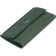 Tergan  Yeşil Hakiki Deri Kadın Cüzdan - S1CB00005793-N8U