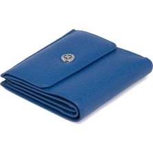 Tergan  Mavi Hakiki Deri Kadın Cüzdan - S1CB00005627-H0Y