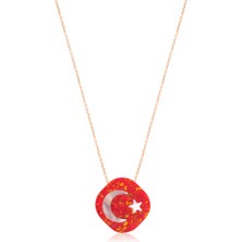 Emiliano Jewellery Silver 925 Ayar Kutup Yıldızı Kolye
