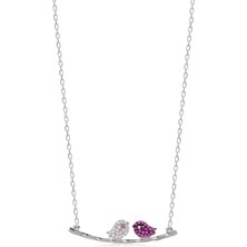 Emiliano Jewellery 925 Ayar Zirkon Taşlı Kuş Kolye