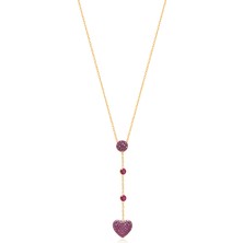 Emiliano Jewellery 925 Ayar Gümüş Taşlı Kalp Kolye