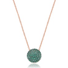 Emiliano Jewellery Silver 925 Ayar Yuvarlak Kolye
