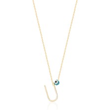 Emiliano Jewellery Silver 925 Ayar Harf Kolye