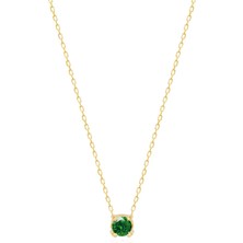Emiliano Jewellery 925 Ayar Gümüş Zirkon Taslı Kolye Özel Tasarım Gümüş Renkli