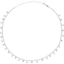 Emiliano Jewellery 925 Ayar Gümüş Press Kolye