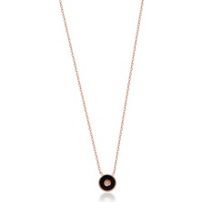 Emiliano Jewellery Silver 925 Ayar Zirkon Taşlı Kolye