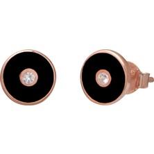 Emiliano Jewellery Silver 925 Ayar Zirkon Taslı Küpe