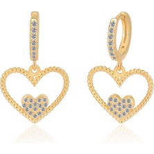 Emiliano Jewellery 925 Ayar Kalpli Küpe
