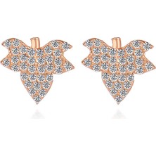 Emiliano Jewellery Silver 925 Ayar Taşlı Çam Ağacı Küpe