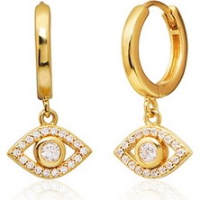 Emiliano Jewellery 925 Ayar Göz Küpe