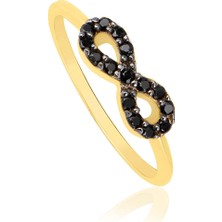 Emiliano Jewellery Silver 925 Ayar Taşlı Sonsuzluk Yüzük