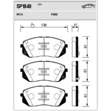 SANGSIN Mtxdpn Ön Balata Hyundai İX35 10 I40 1.6 1.7 Crdi 2.0 11 Kia Sportage 2.0gdi 14