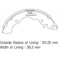 SANGSIN Mtxdpn Arka Pabuç Balata Accent 1.3-1.5 Crdi GS8678