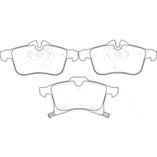 SANGSIN Mtxdpn Ön Balata Astra H 04 Meriva 03 Zafira 05 Corsa C D 03 Combo 04 GDB1668