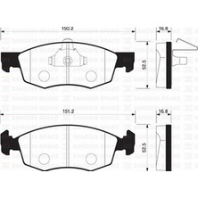 SANGSIN Mtxdpn Ön Balata Palio Weekend 96 Albea 01 Doblo 00 GDB1588