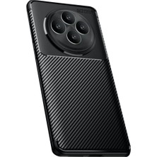 Oppo Reno 11 Fs Kılıf Auto Focus Karbon Kapak - Siyah