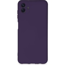 Samsung Galaxy A04E Kılıf Nano Içi Kadife Silikon - Mor