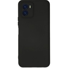 Vivo Y15S Kılıf Nano Içi Kadife Silikon - Siyah