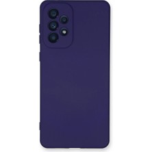 Samsung Galaxy A33 5g Kılıf Nano Içi Kadife Silikon - Mor