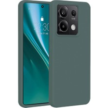 Xiaomi Redmi Note 13 Pro 4g Kılıf First Silikon - Koyu Yeşil
