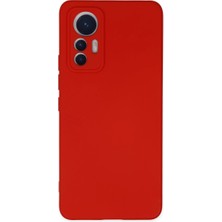 Xiaomi Mi 12 Lite Kılıf Nano Içi Kadife Silikon - Kırmızı