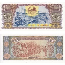 Lidya Koleksiyon Laos 500 Kip - 2015 - Çil