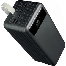 Powerway TX80 Dijital Göstergeli  Işıklı Orjinal 80000 Mah Kablolu Powerbank