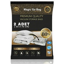 2 Adet Premium Vakumlu Yorgan,yastık,giyim,battaniye Hurcu