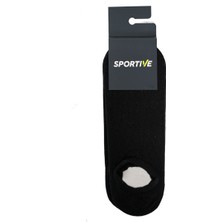Sportive Spt Unisex Siyah Ikili Babet Çorap 25YUC006-SYH