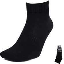 Sportive 2'li Unisex Siyah Soket Çorap 25YUC008-SYH