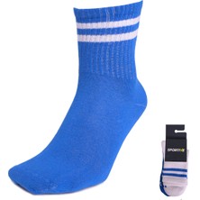 Sportive Spt 2'li Unisex Mavi Günlük Stil Çorap 25YUC001-BYZMVI